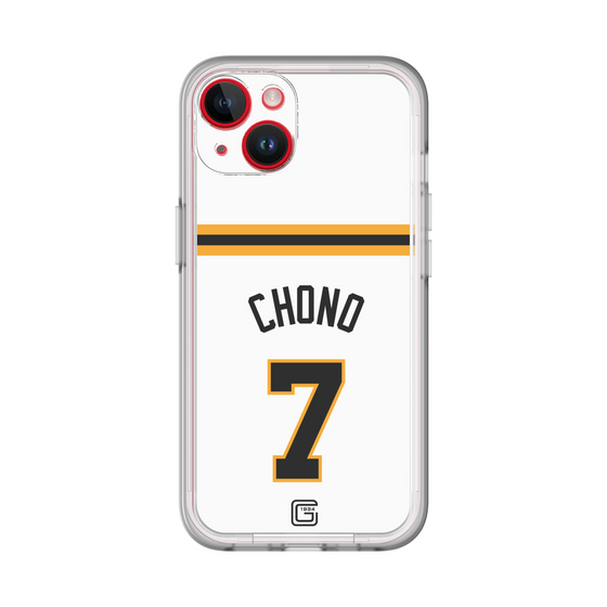 スリムプロテクションプレミアムケース［ 読売ジャイアンツ - #7 CHONO - ホーム ］