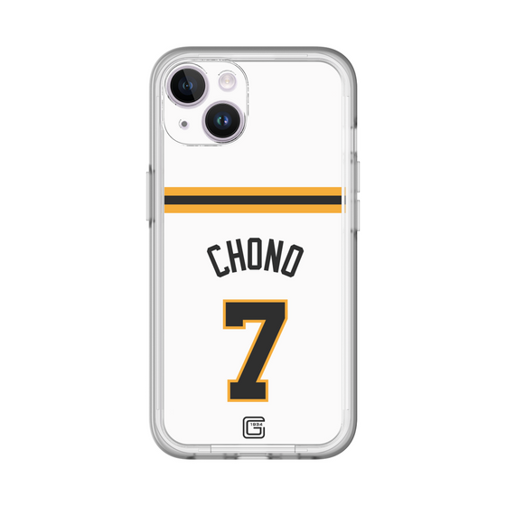 スリムプロテクションプレミアムケース［ 読売ジャイアンツ - #7 CHONO - ホーム ］