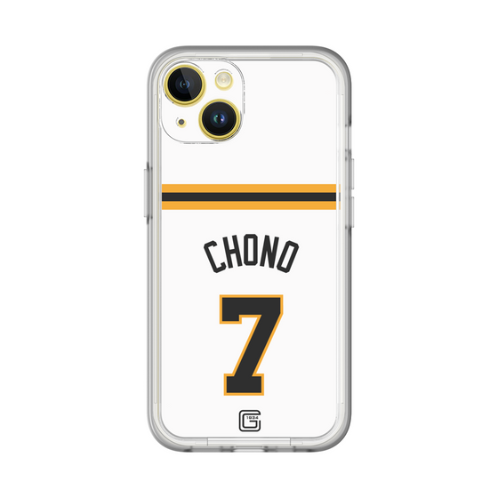 スリムプロテクションプレミアムケース［ 読売ジャイアンツ - #7 CHONO - ホーム ］