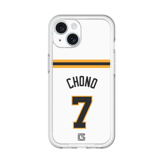 スリムプロテクションプレミアムケース［ 読売ジャイアンツ - #7 CHONO - ホーム ］