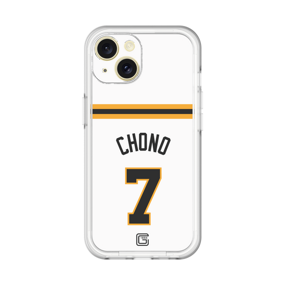 スリムプロテクションプレミアムケース［ 読売ジャイアンツ - #7 CHONO - ホーム ］