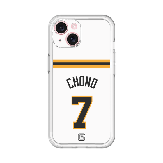 スリムプロテクションプレミアムケース［ 読売ジャイアンツ - #7 CHONO - ホーム ］