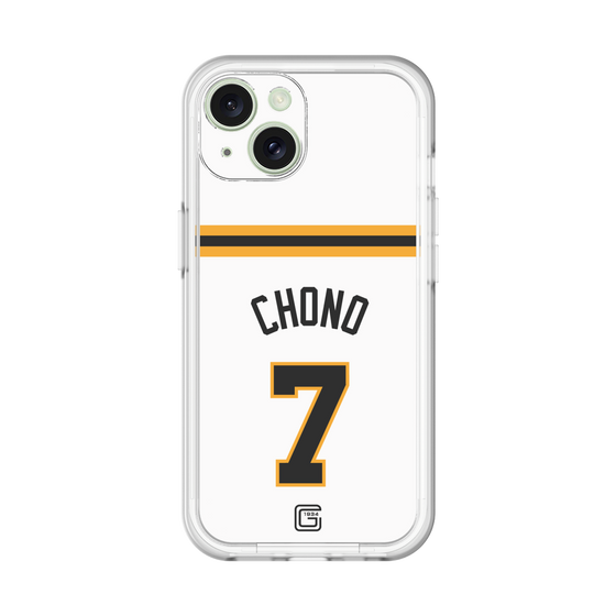 スリムプロテクションプレミアムケース［ 読売ジャイアンツ - #7 CHONO - ホーム ］