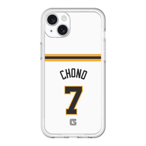 スリムプロテクションプレミアムケース［ 読売ジャイアンツ - #7 CHONO - ホーム ］