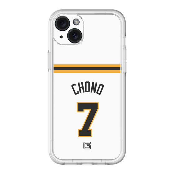 スリムプロテクションプレミアムケース［ 読売ジャイアンツ - #7 CHONO - ホーム ］