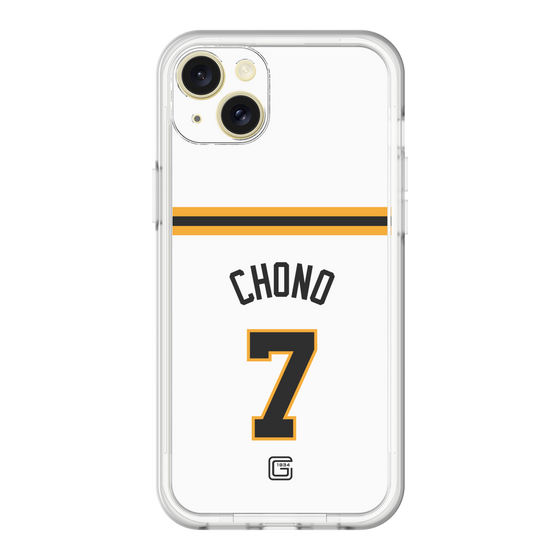 スリムプロテクションプレミアムケース［ 読売ジャイアンツ - #7 CHONO - ホーム ］