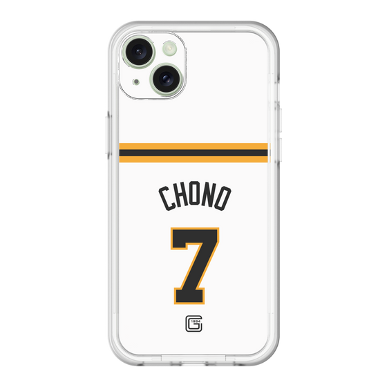 スリムプロテクションプレミアムケース［ 読売ジャイアンツ - #7 CHONO - ホーム ］