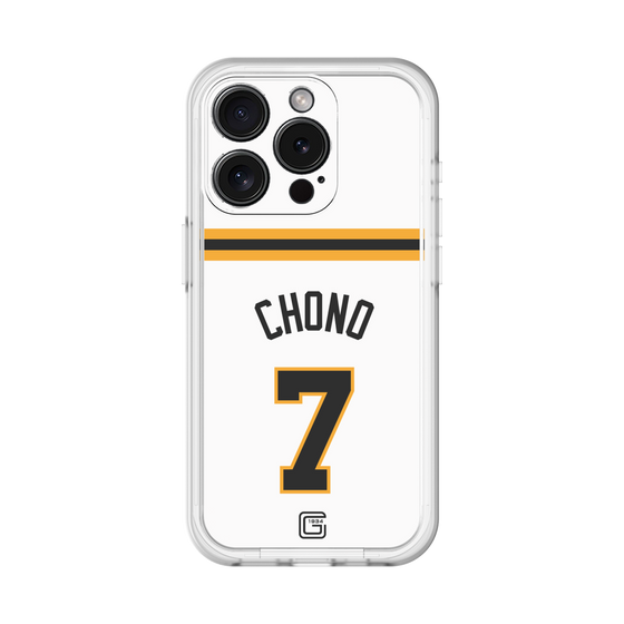 スリムプロテクションプレミアムケース［ 読売ジャイアンツ - #7 CHONO - ホーム ］