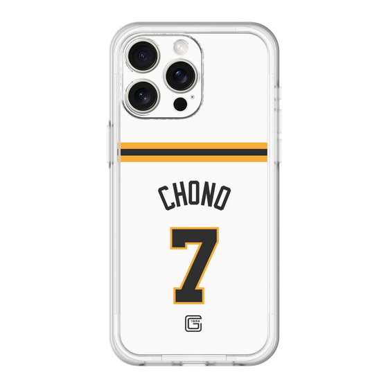 スリムプロテクションプレミアムケース［ 読売ジャイアンツ - #7 CHONO - ホーム ］