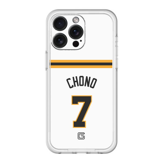 スリムプロテクションプレミアムケース［ 読売ジャイアンツ - #7 CHONO - ホーム ］