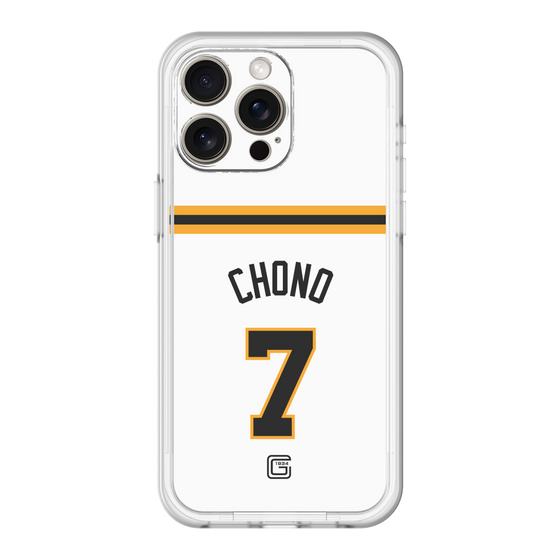 スリムプロテクションプレミアムケース［ 読売ジャイアンツ - #7 CHONO - ホーム ］