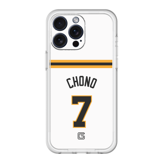 スリムプロテクションプレミアムケース［ 読売ジャイアンツ - #7 CHONO - ホーム ］