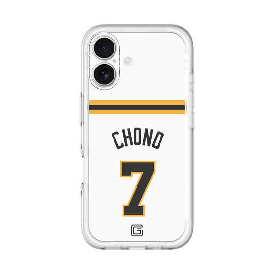 スリムプロテクションプレミアムケース［ 読売ジャイアンツ - #7 CHONO - ホーム ］