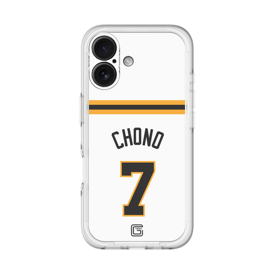スリムプロテクションプレミアムケース［ 読売ジャイアンツ - #7 CHONO - ホーム ］