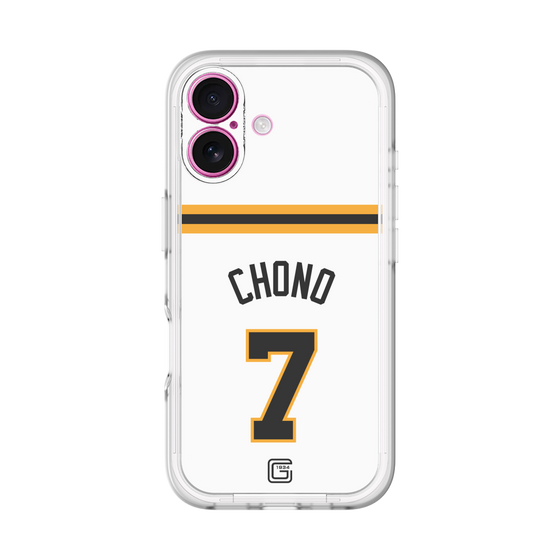 スリムプロテクションプレミアムケース［ 読売ジャイアンツ - #7 CHONO - ホーム ］