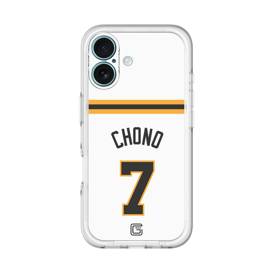 スリムプロテクションプレミアムケース［ 読売ジャイアンツ - #7 CHONO - ホーム ］
