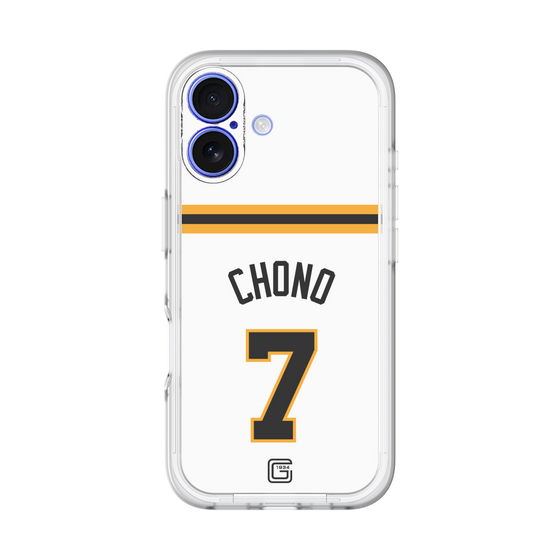 スリムプロテクションプレミアムケース［ 読売ジャイアンツ - #7 CHONO - ホーム ］