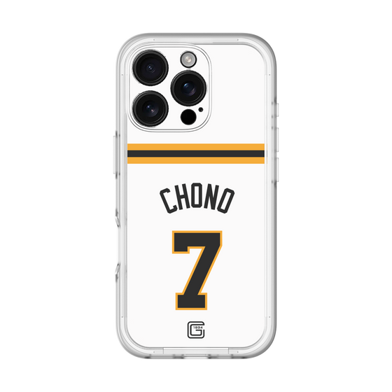 スリムプロテクションプレミアムケース［ 読売ジャイアンツ - #7 CHONO - ホーム ］
