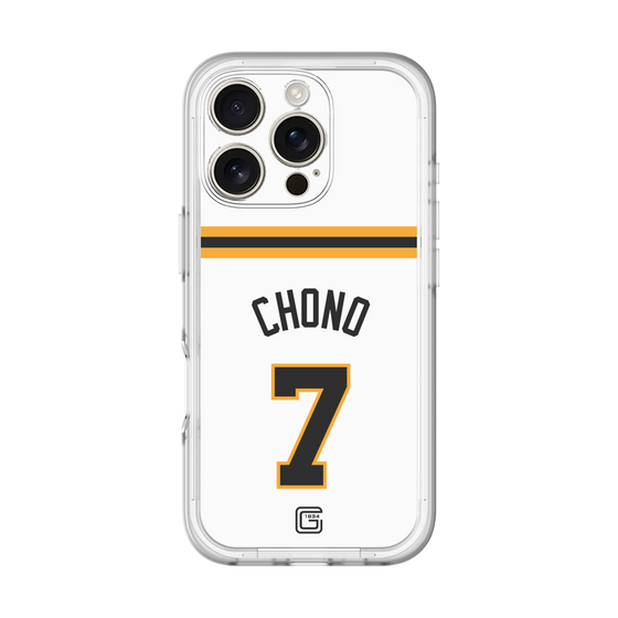 スリムプロテクションプレミアムケース［ 読売ジャイアンツ - #7 CHONO - ホーム ］