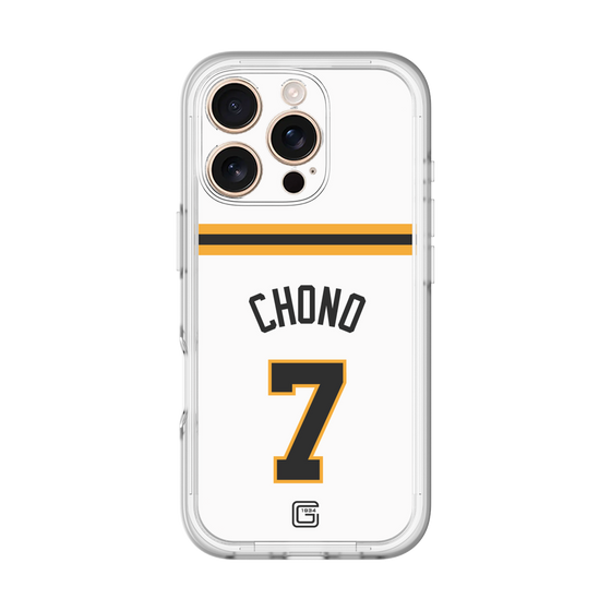 スリムプロテクションプレミアムケース［ 読売ジャイアンツ - #7 CHONO - ホーム ］