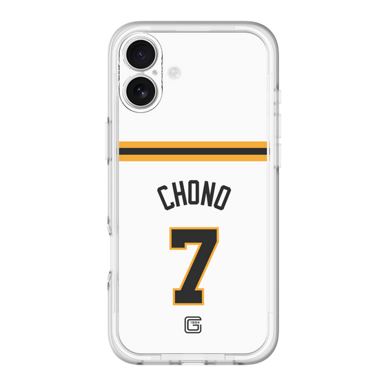 スリムプロテクションプレミアムケース［ 読売ジャイアンツ - #7 CHONO - ホーム ］