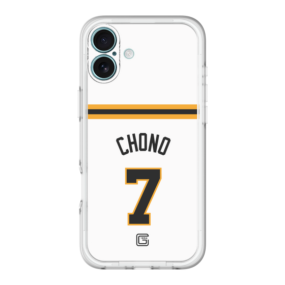 スリムプロテクションプレミアムケース［ 読売ジャイアンツ - #7 CHONO - ホーム ］