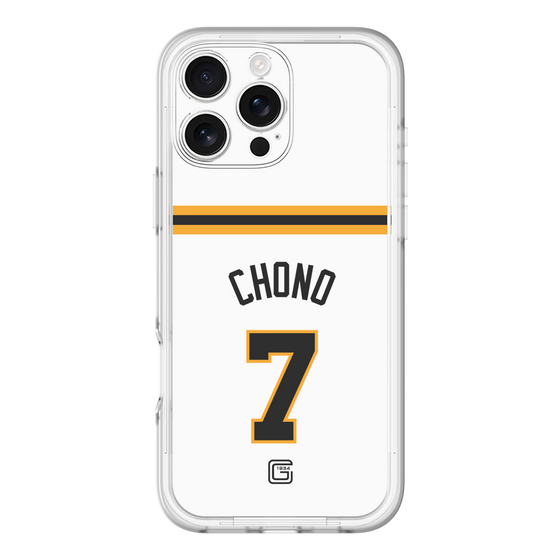 スリムプロテクションプレミアムケース［ 読売ジャイアンツ - #7 CHONO - ホーム ］