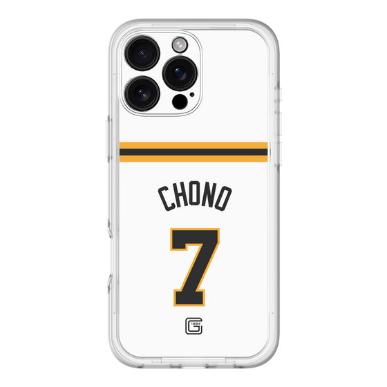 スリムプロテクションプレミアムケース［ 読売ジャイアンツ - #7 CHONO - ホーム ］