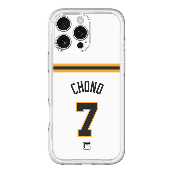 スリムプロテクションプレミアムケース［ 読売ジャイアンツ - #7 CHONO - ホーム ］