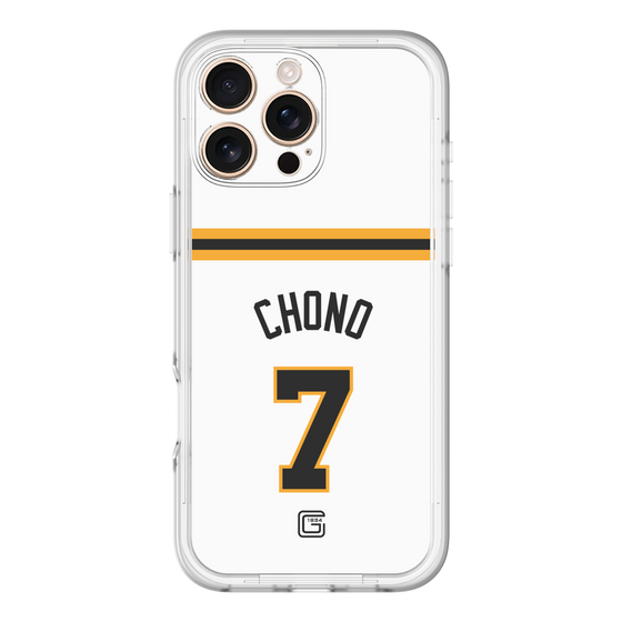 スリムプロテクションプレミアムケース［ 読売ジャイアンツ - #7 CHONO - ホーム ］