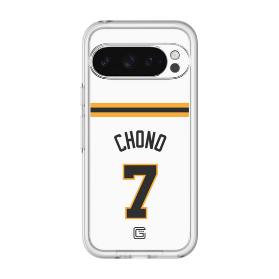 スリムプロテクションプレミアムケース［ 読売ジャイアンツ - #7 CHONO - ホーム ］