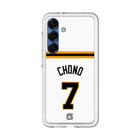 スリムプロテクションプレミアムケース［ 読売ジャイアンツ - #7 CHONO - ホーム ］