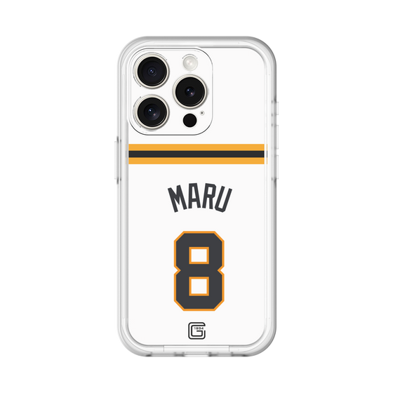 スリムプロテクションプレミアムケース［ 読売ジャイアンツ - #8 MARU - ホーム ］