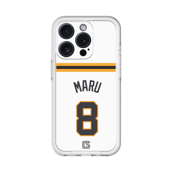 スリムプロテクションプレミアムケース［ 読売ジャイアンツ - #8 MARU - ホーム ］