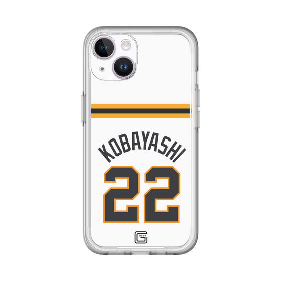 スリムプロテクションプレミアムケース［ 読売ジャイアンツ - #22 KOBAYASHI - ホーム ］