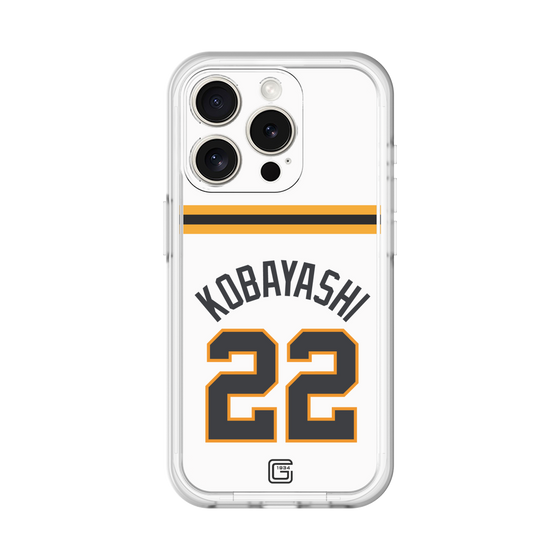 スリムプロテクションプレミアムケース［ 読売ジャイアンツ - #22 KOBAYASHI - ホーム ］