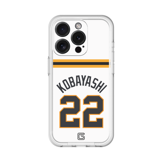 スリムプロテクションプレミアムケース［ 読売ジャイアンツ - #22 KOBAYASHI - ホーム ］