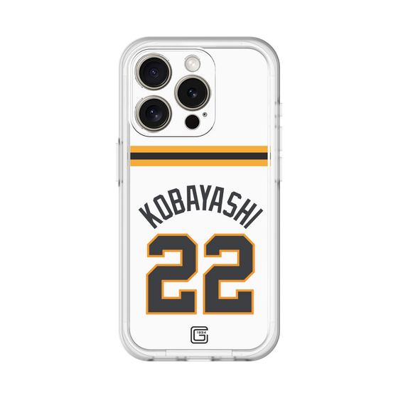 スリムプロテクションプレミアムケース［ 読売ジャイアンツ - #22 KOBAYASHI - ホーム ］