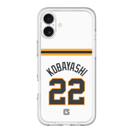 スリムプロテクションプレミアムケース［ 読売ジャイアンツ - #22 KOBAYASHI - ホーム ］