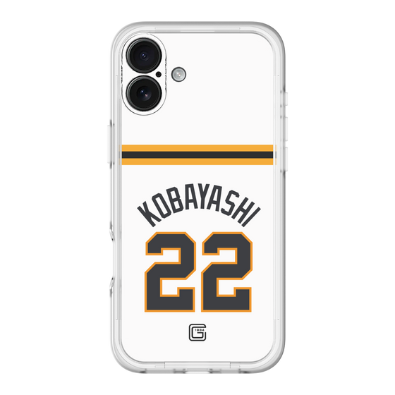スリムプロテクションプレミアムケース［ 読売ジャイアンツ - #22 KOBAYASHI - ホーム ］