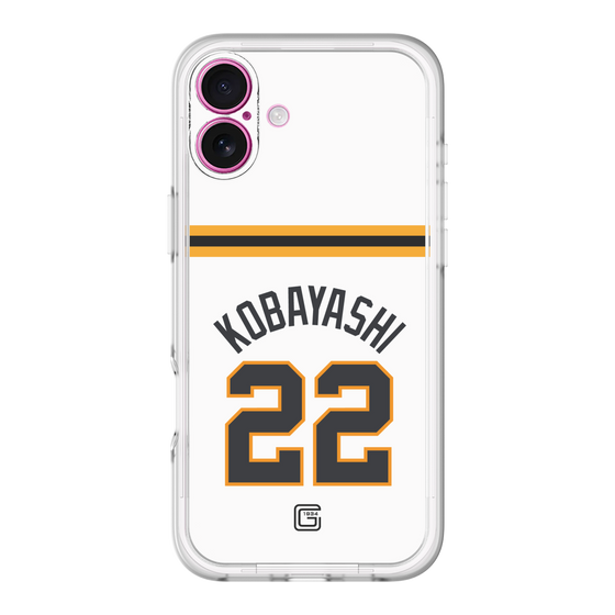 スリムプロテクションプレミアムケース［ 読売ジャイアンツ - #22 KOBAYASHI - ホーム ］