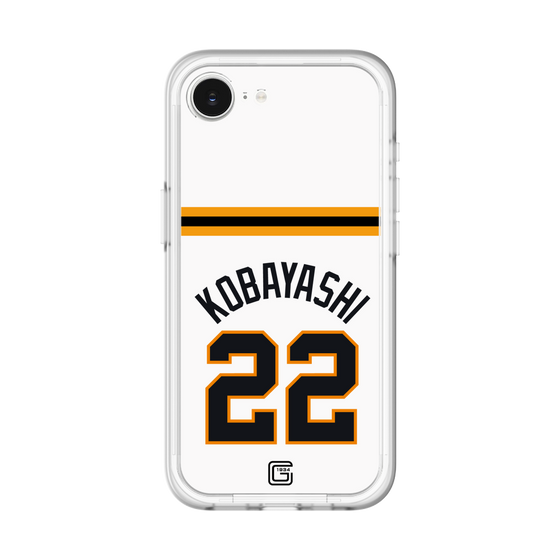 スリムプロテクションプレミアムケース［ 読売ジャイアンツ - #22 KOBAYASHI - ホーム ］