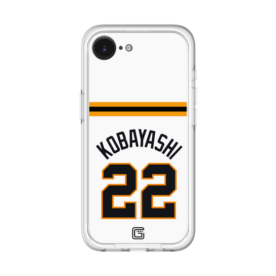スリムプロテクションプレミアムケース［ 読売ジャイアンツ - #22 KOBAYASHI - ホーム ］