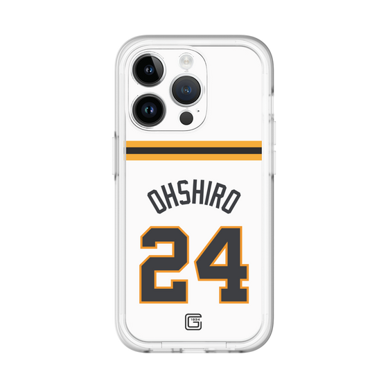スリムプロテクションプレミアムケース［ 読売ジャイアンツ - #24 OHSHIRO - ホーム ］