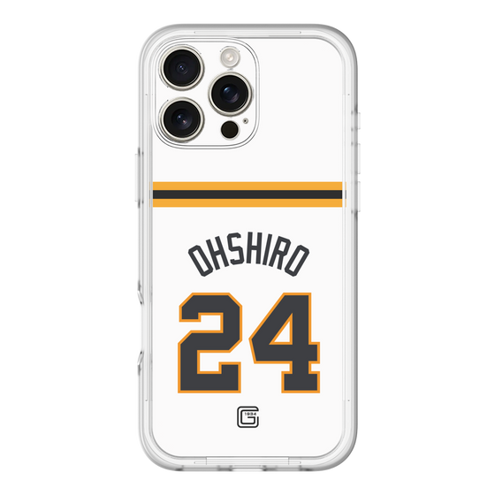 スリムプロテクションプレミアムケース［ 読売ジャイアンツ - #24 OHSHIRO - ホーム ］