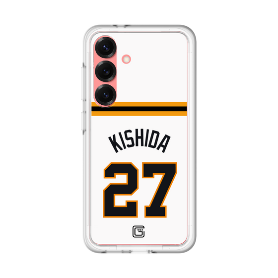 スリムプロテクションプレミアムケース［ 読売ジャイアンツ - #27 KISHIDA - ホーム ］