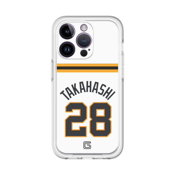 スリムプロテクションプレミアムケース［ 読売ジャイアンツ - #28 TAKAHASHI - ホーム ］
