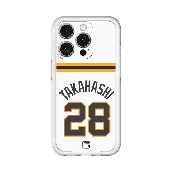 スリムプロテクションプレミアムケース［ 読売ジャイアンツ - #28 TAKAHASHI - ホーム ］