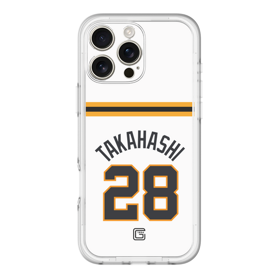 スリムプロテクションプレミアムケース［ 読売ジャイアンツ - #28 TAKAHASHI - ホーム ］