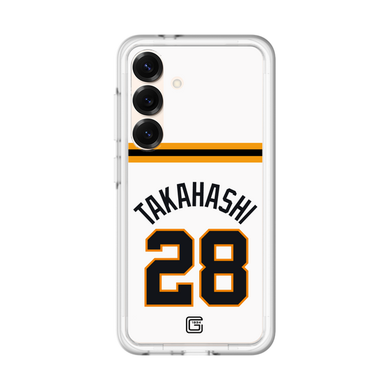 スリムプロテクションプレミアムケース［ 読売ジャイアンツ - #28 TAKAHASHI - ホーム ］